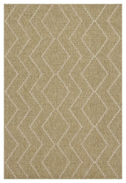 Earth - 5'3" X 7'3" Indoor, Outdoor Area Rug - Jute / White