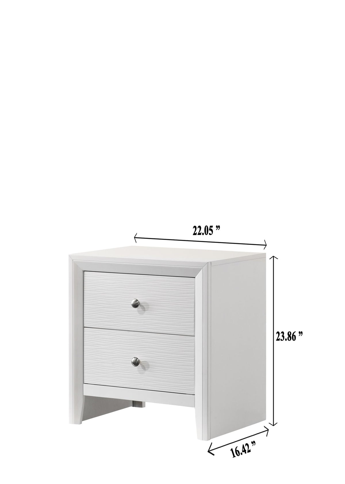 Evan - Nightstand - White