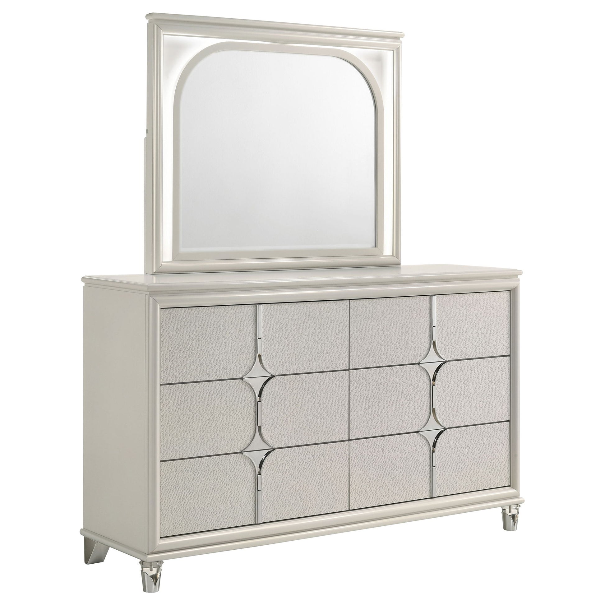 pearl silver dresser Steve Silver Cassie Dresser