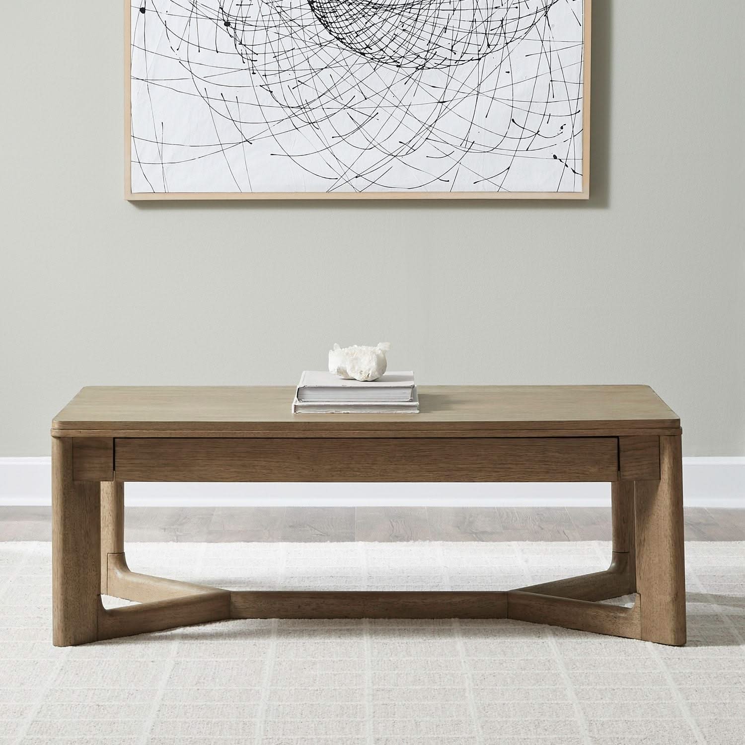 Ballentine - Rectangular Cocktail Table - Weathered Bronze