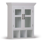 Avington - 2 Door Wall Cabinet With Cubbies - Pure White