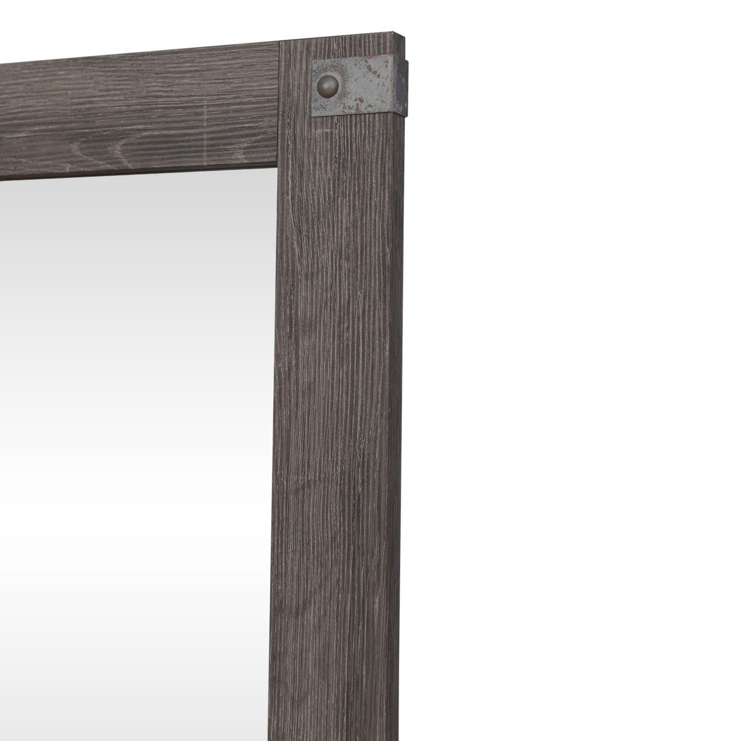 Lakeside Haven - Landscape Mirror - Brownstone