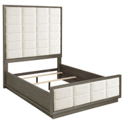 Durango 80-inch Queen Panel Bed Taupe Oak