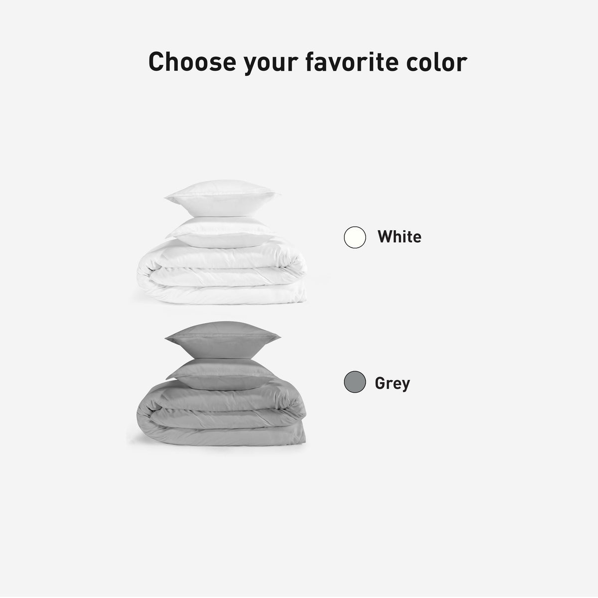 Solid - Duvet & Sham Set