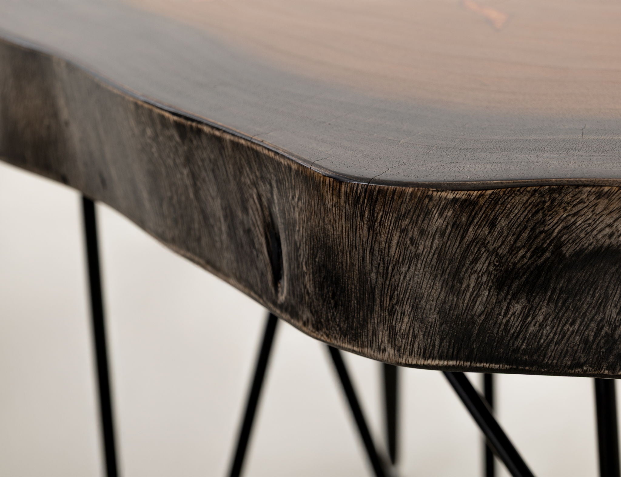 Parota - Wooden Sofa Table - Dark Brown