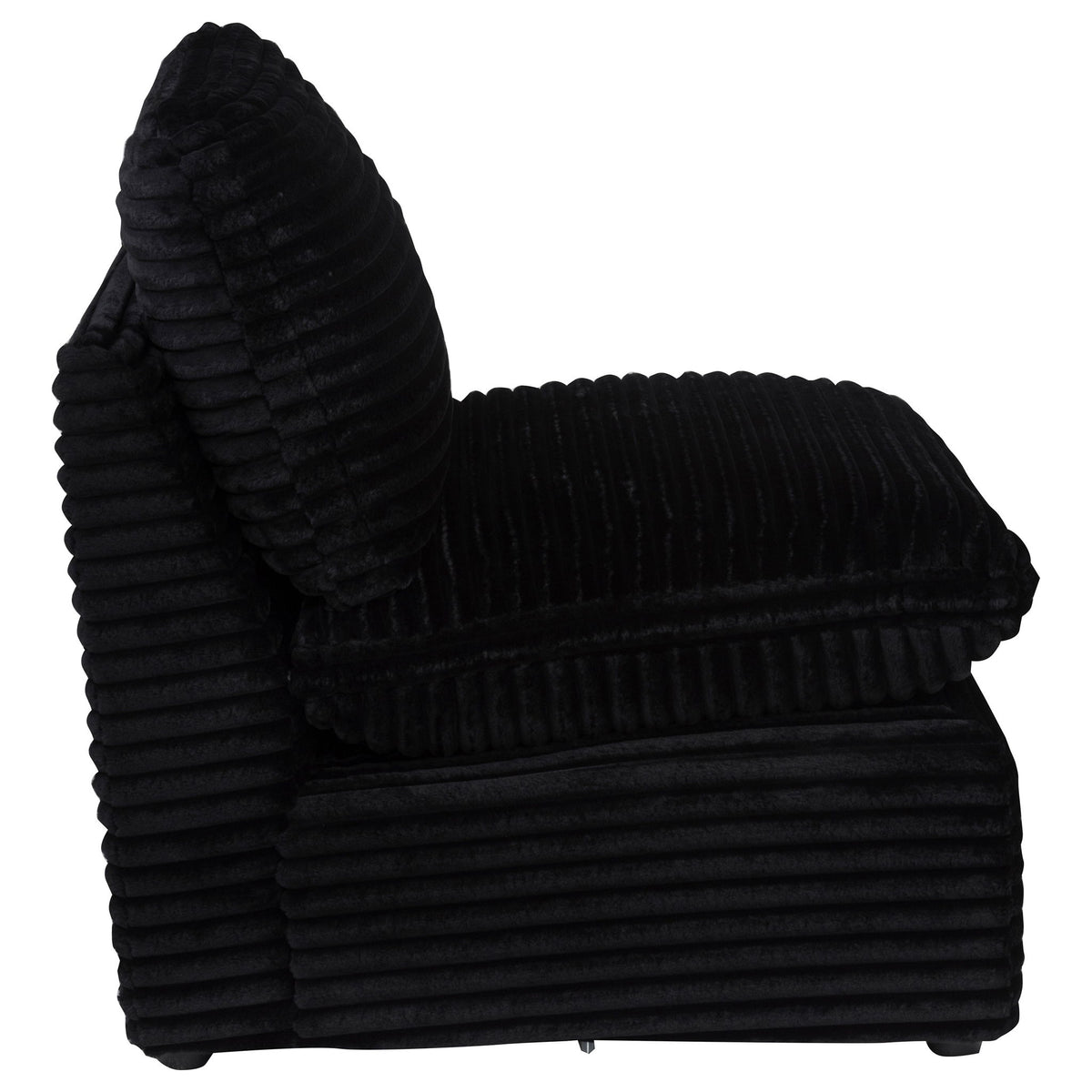 Collins Modular Armless Chair Black