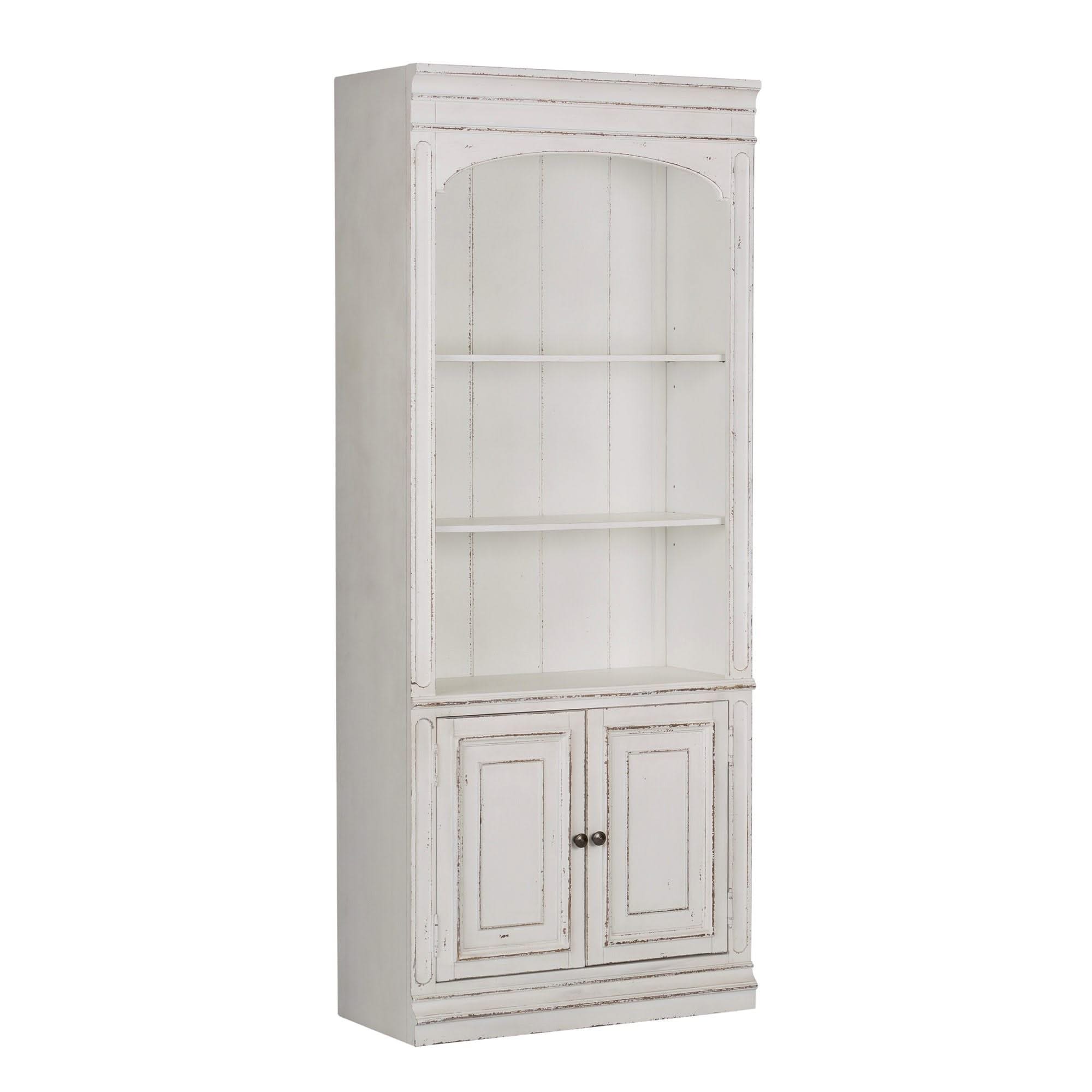 Magnolia Manor - Bunching Bookcase - Antique White