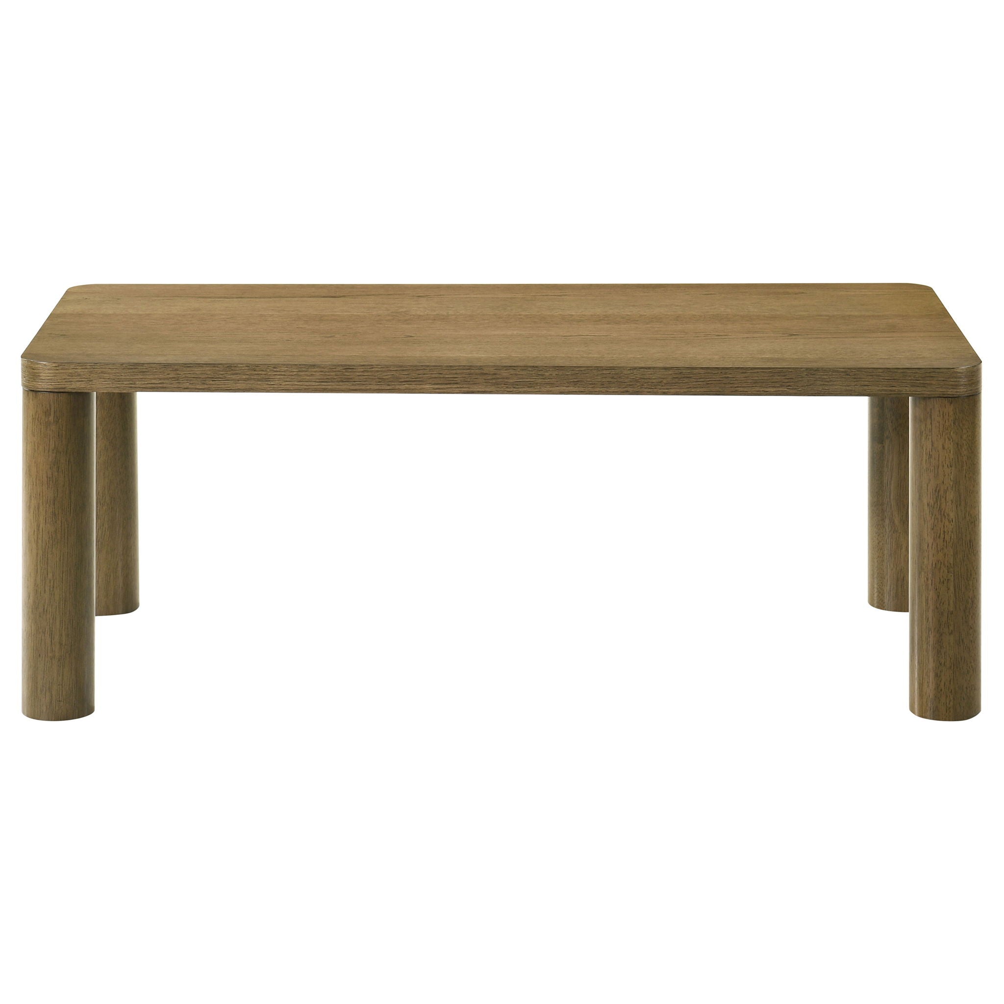 Castlewood 2-piece Cocktail Coffee Table Set Brown Oak