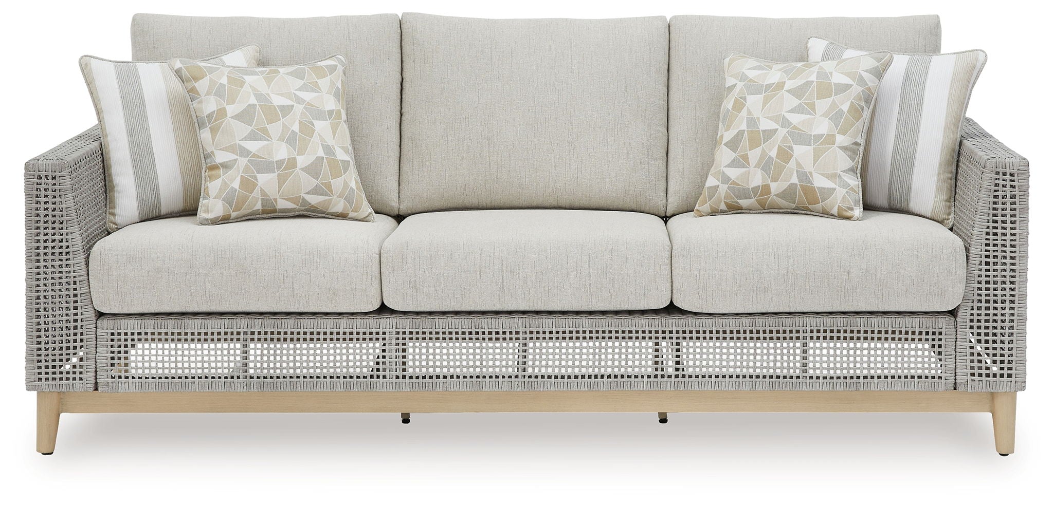 Seton Creek - 4 Pc. - Lounge Set - Gray
