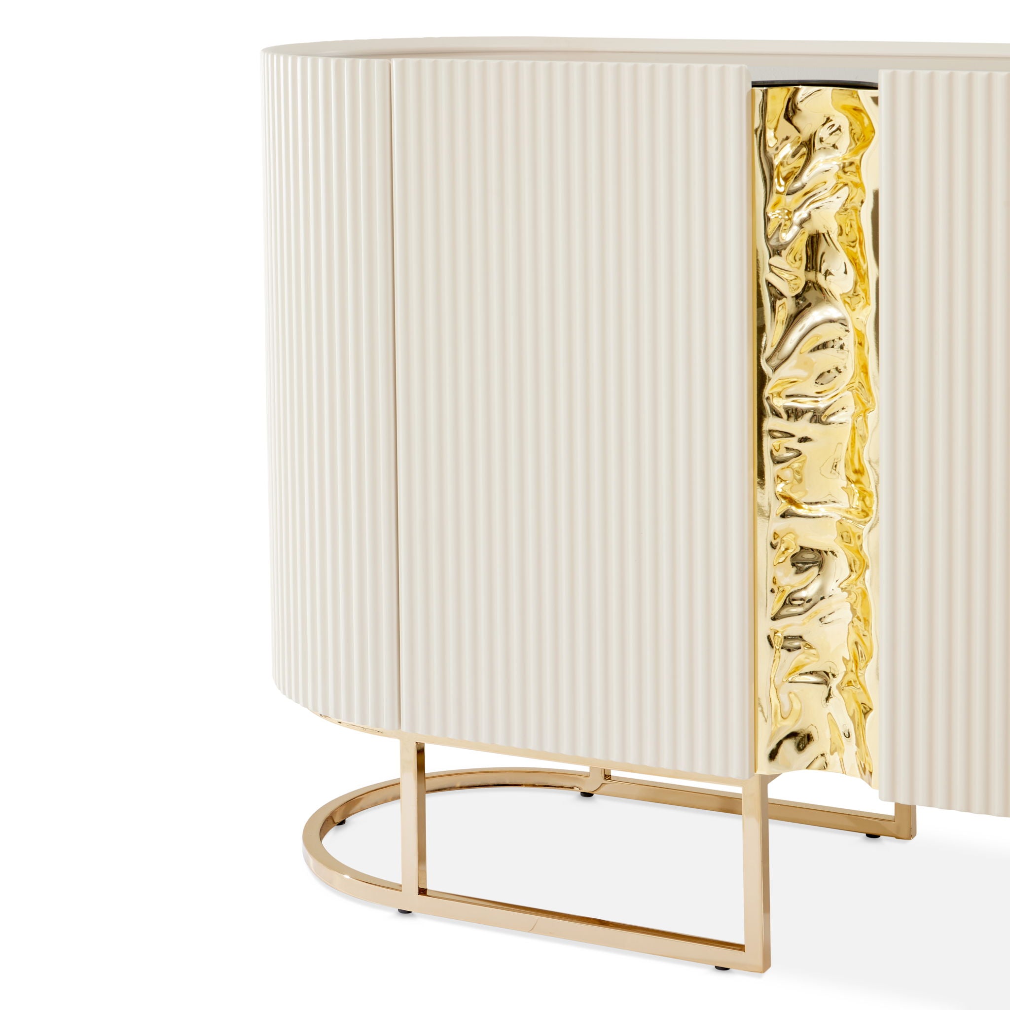 Lisbon - Console Table - Silken Matte Cream