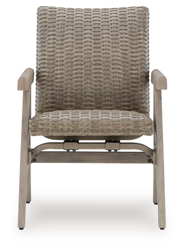 Cliff Trails - Rocking Arm Chair (Set of 2) - Beige