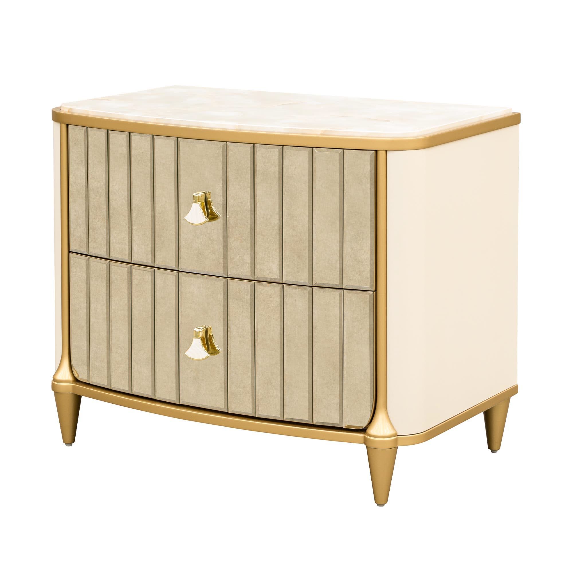 Scotts Square - Nightstand - Light Champagne