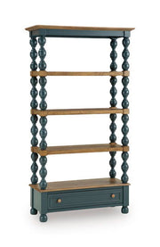 Finnworth - Bookcase - Blue / Brown