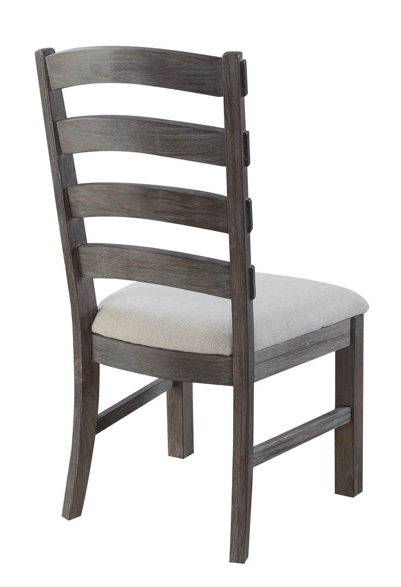 Upholstered Dining Chairs (Set of 2) - Brown - Wood
