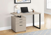 Computer Desk For Home Office, Laptop, Left Right Set Up, Storage Drawers - Beige