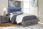 Lodanna - King Storage Footboard - Gray