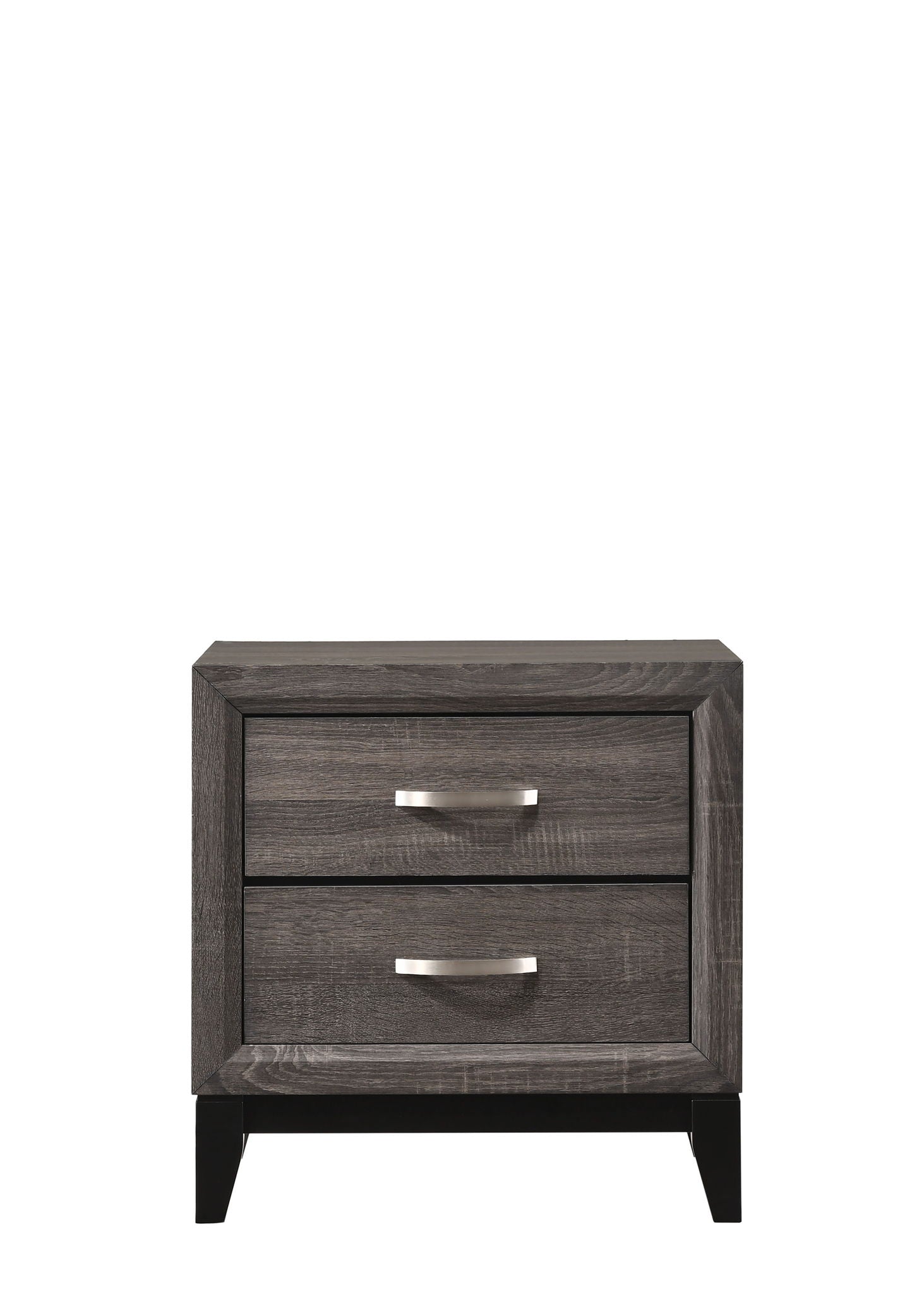 Akerson - King 4 Piece Bedroom Set - Gray