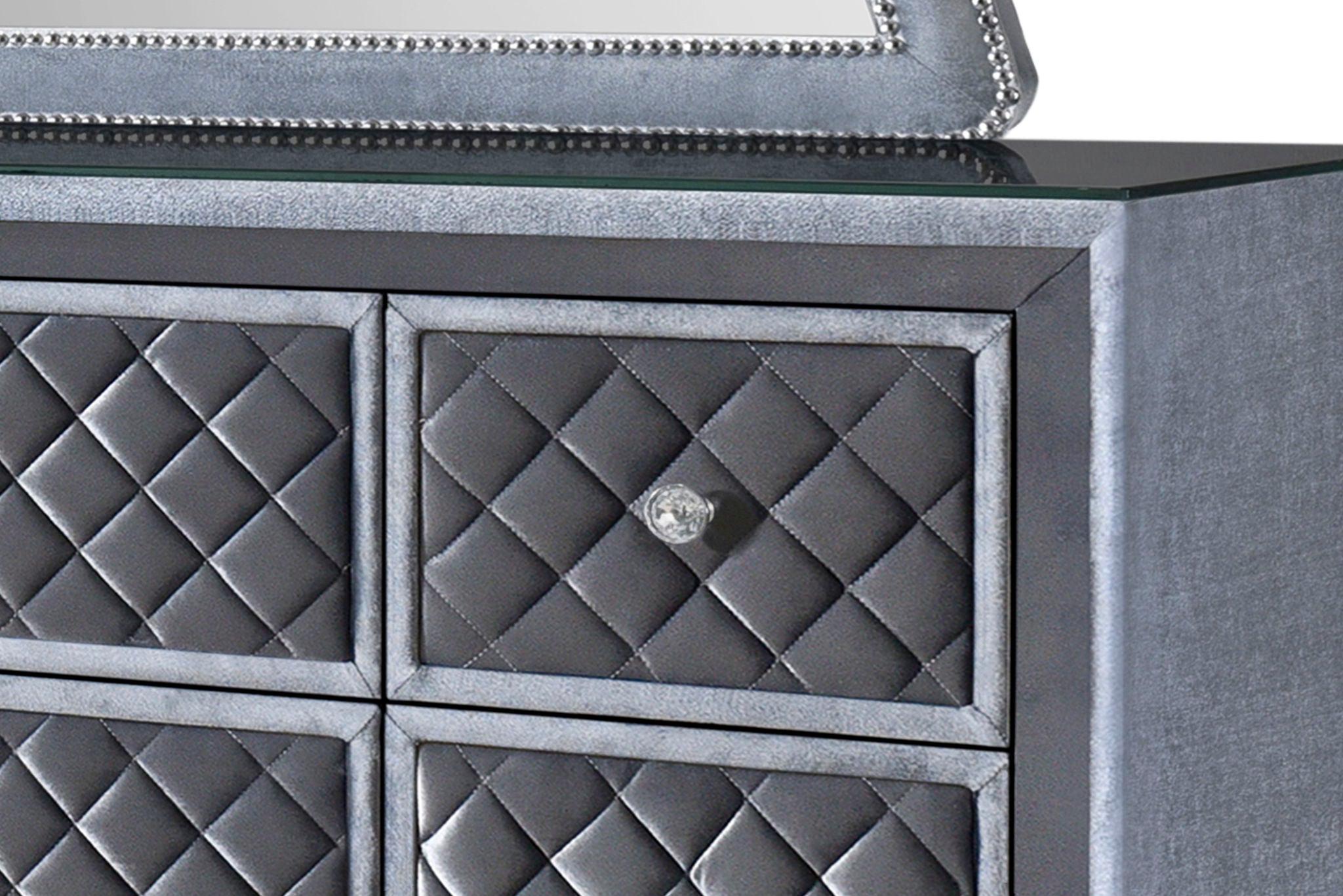 Cameo - Queen 4 Piece Bedroom Set - Gray