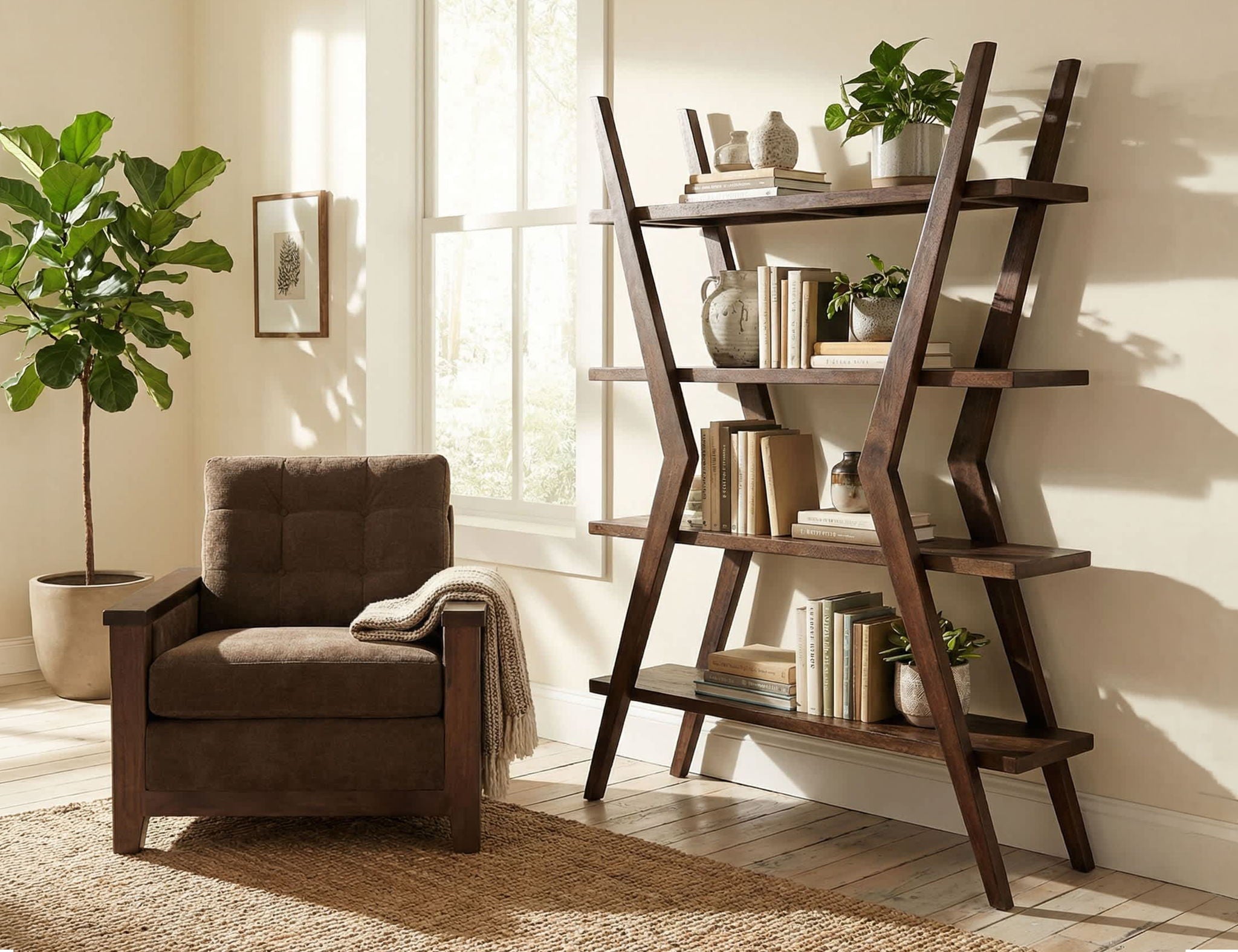 Moka - Etagere Bookcase