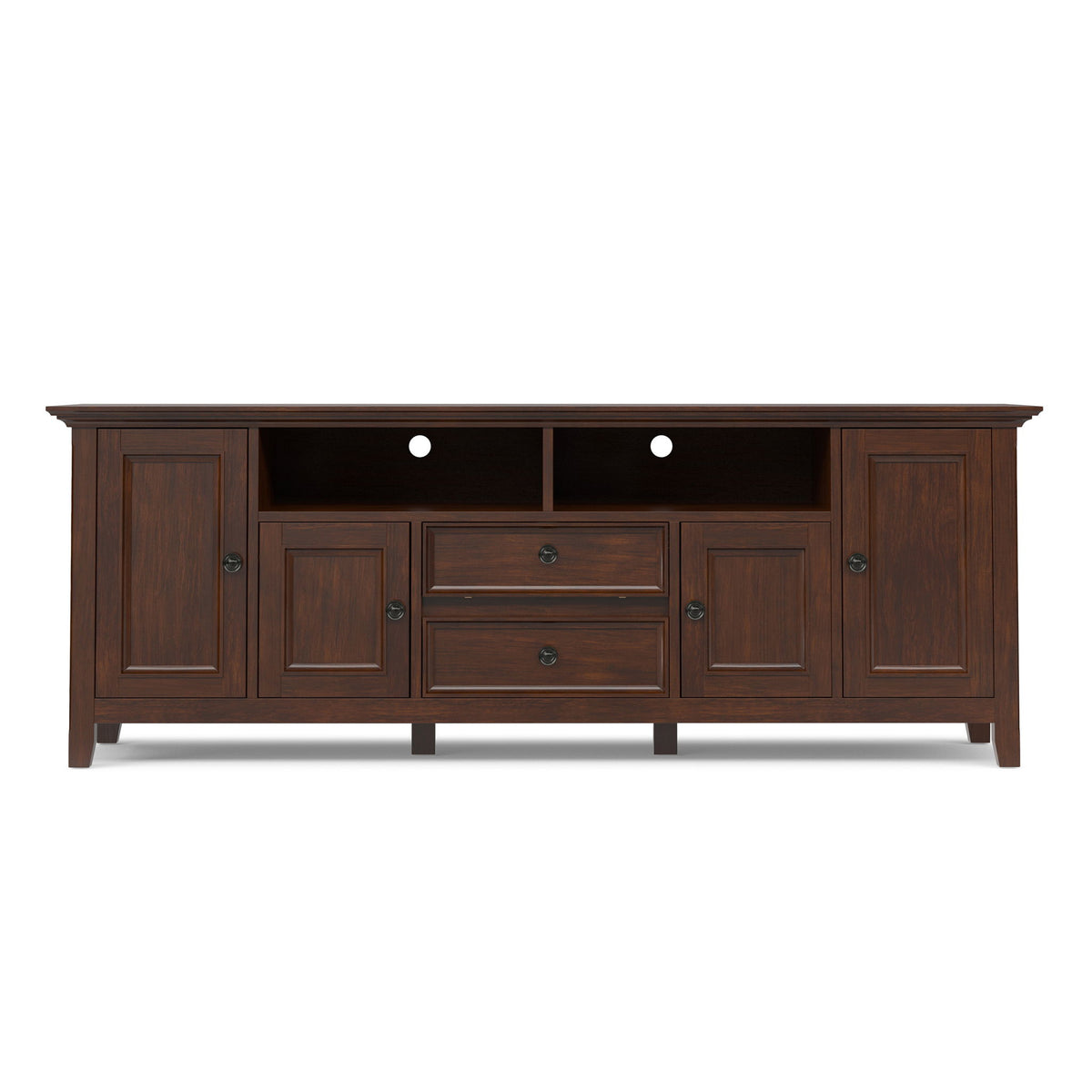 Amherst - TV Stand For TVs Up To 80" - Brown