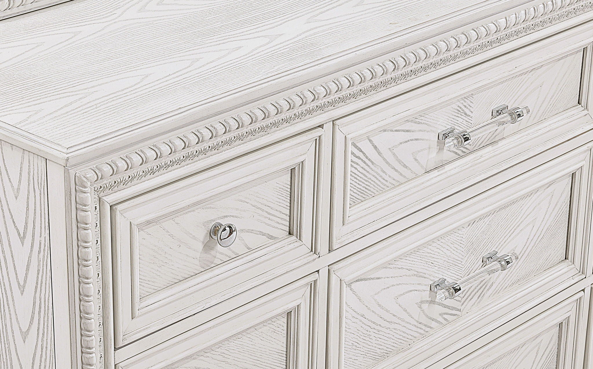 Alexandria - King 4 Piece Bedroom Set - White