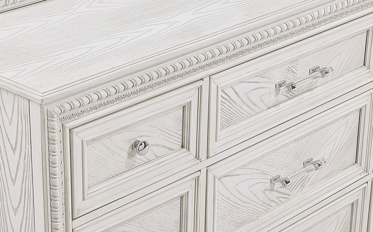 Alexandria - Queen 4 Piece Panel Bedroom Set - White