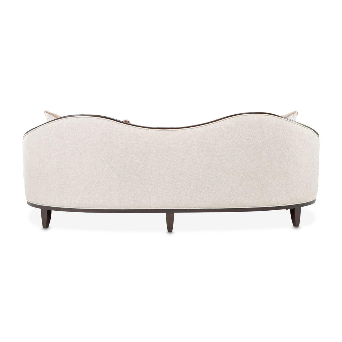 Camellia Field - Chenille Sofa - Beige / Dark Brown