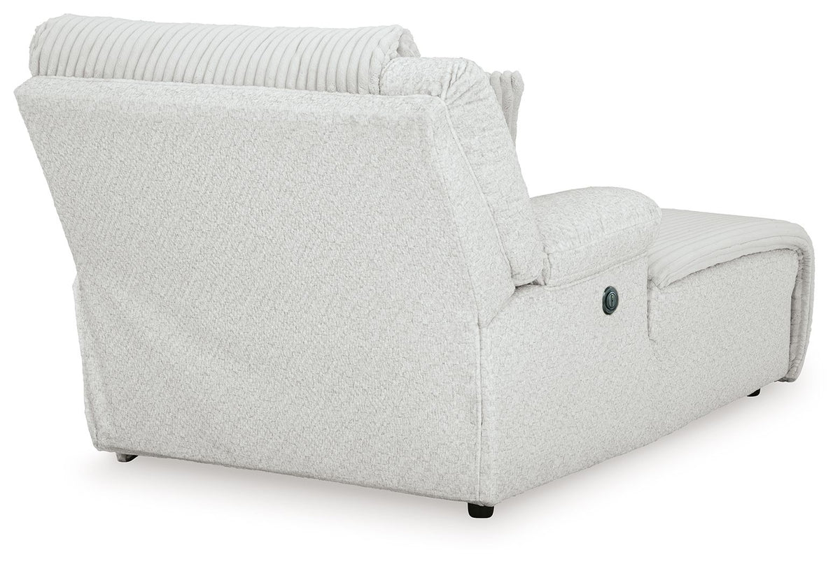 Top Tier - Laf Press Back Power Chaise - Alloy