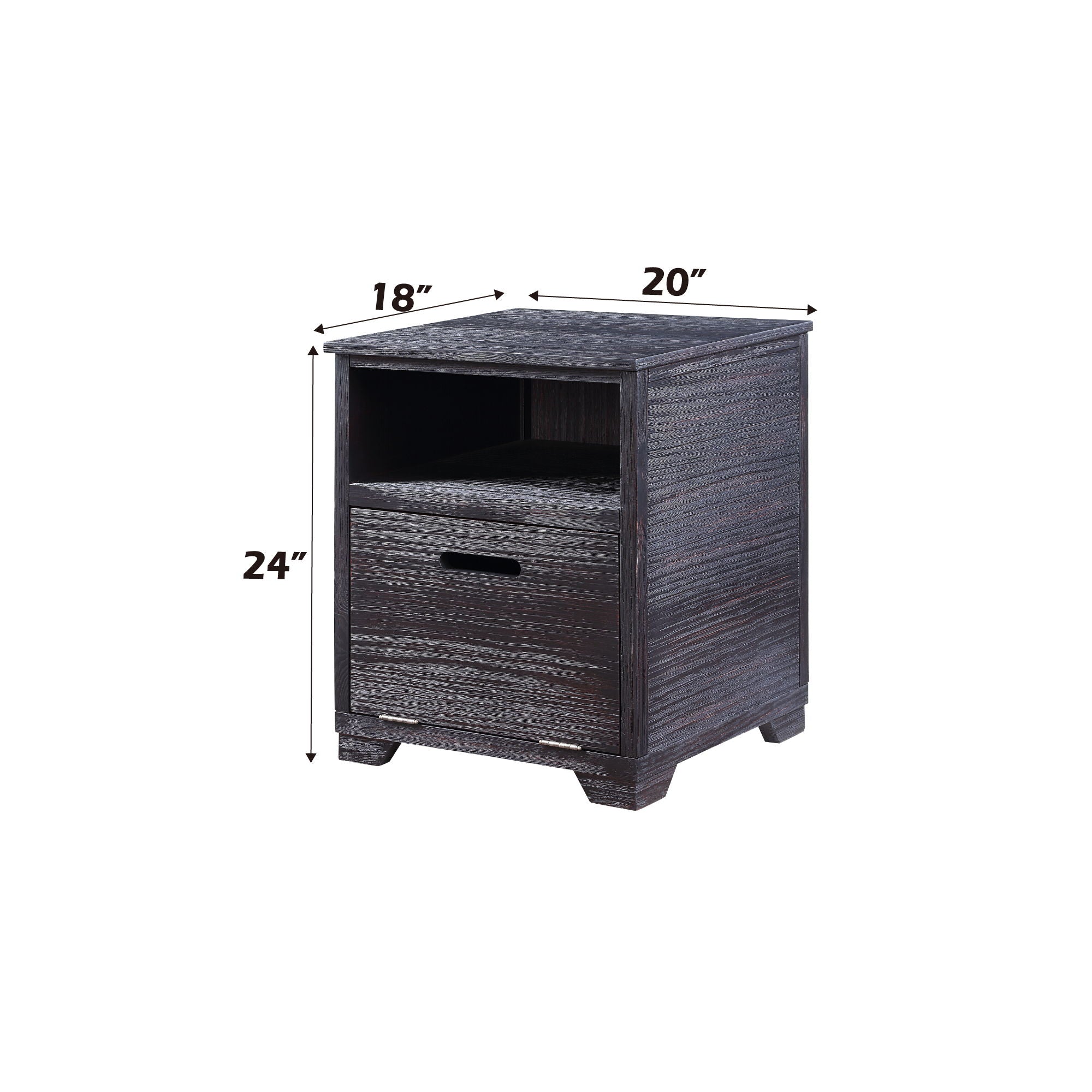 Kamilia - End Table - Black