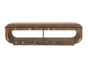Balam - Upholstered Bench - Light Brown
