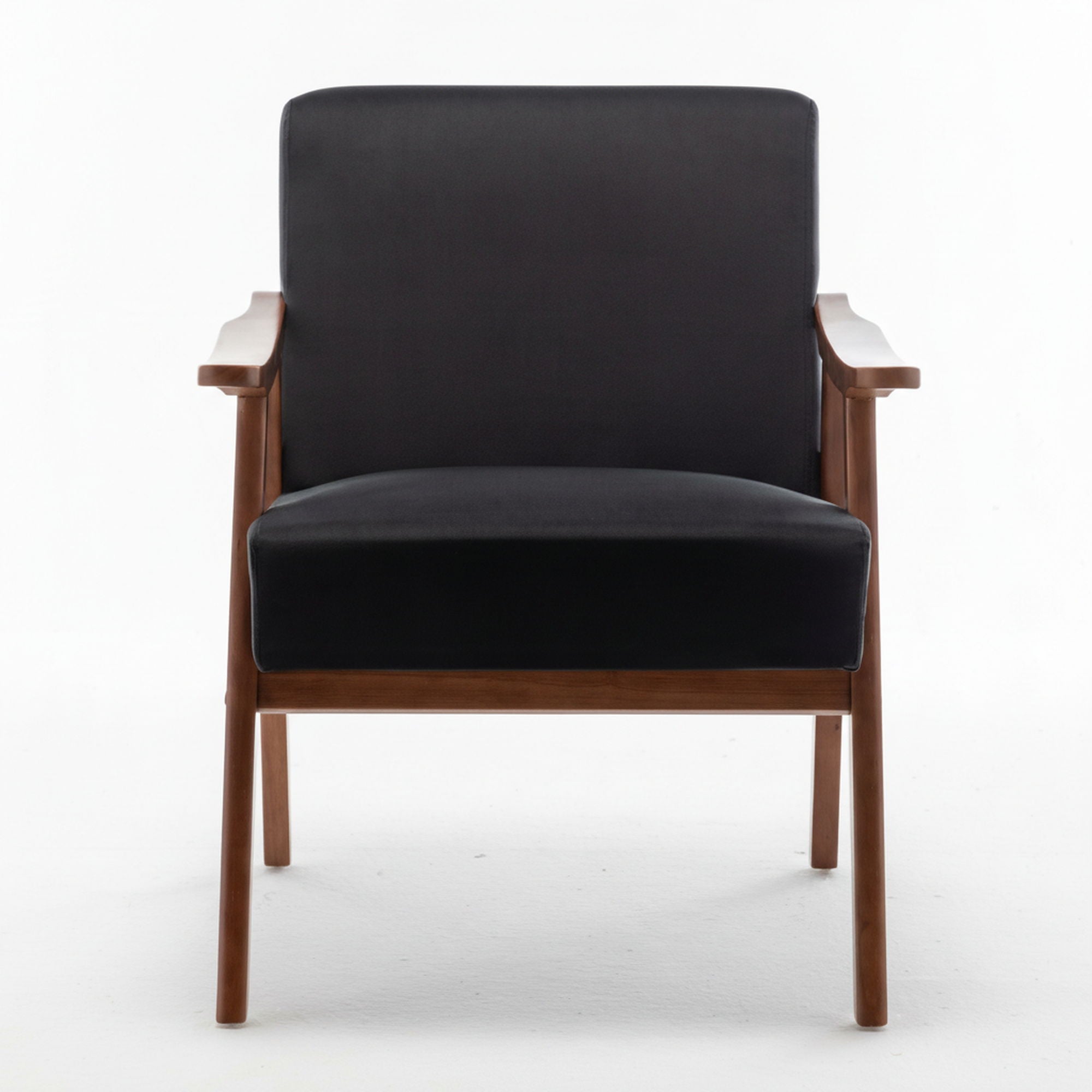 Accent Chair, Classic Mid Century Modern For Extra Seating
