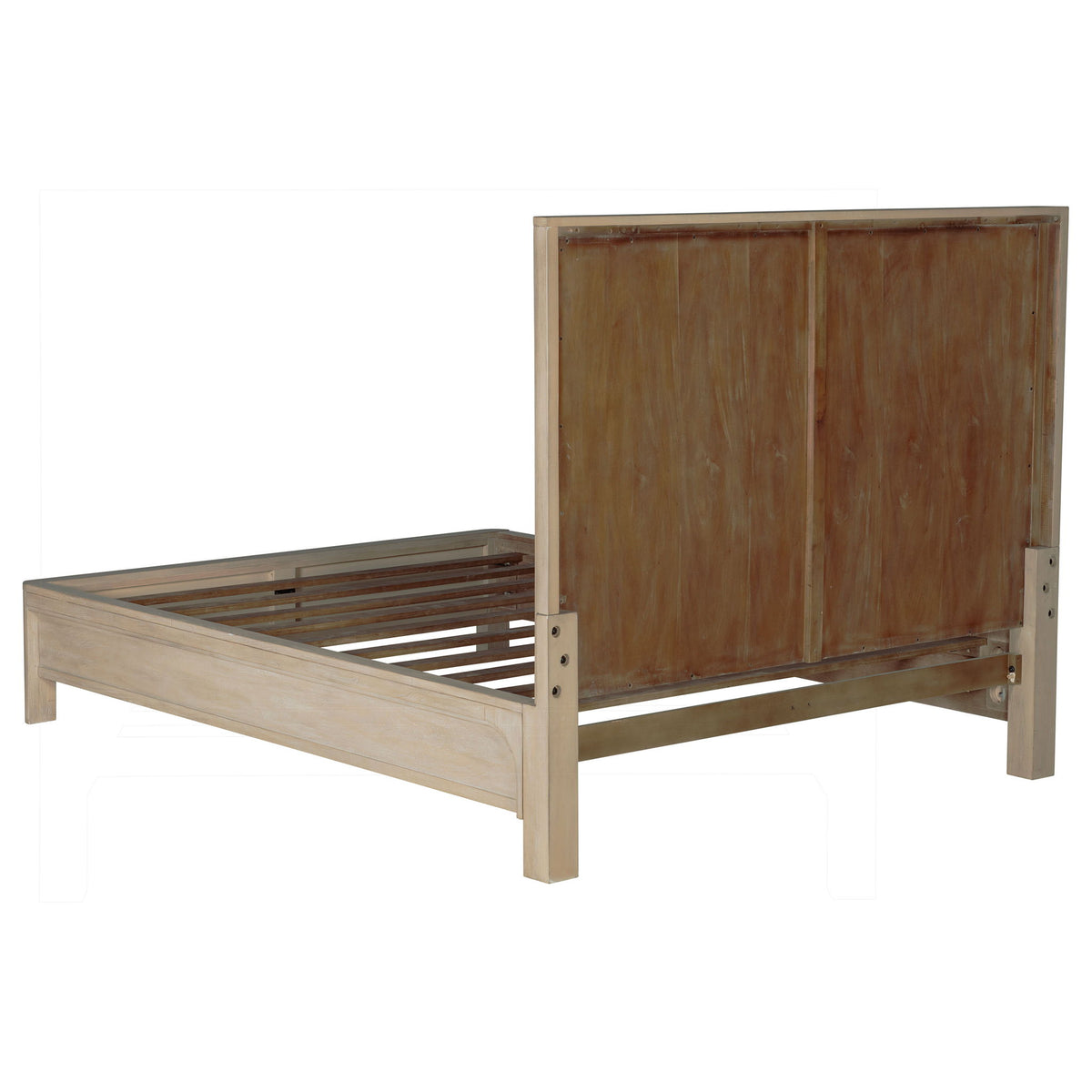 Solano 55-inch California King Panel Bed Weathered Mango