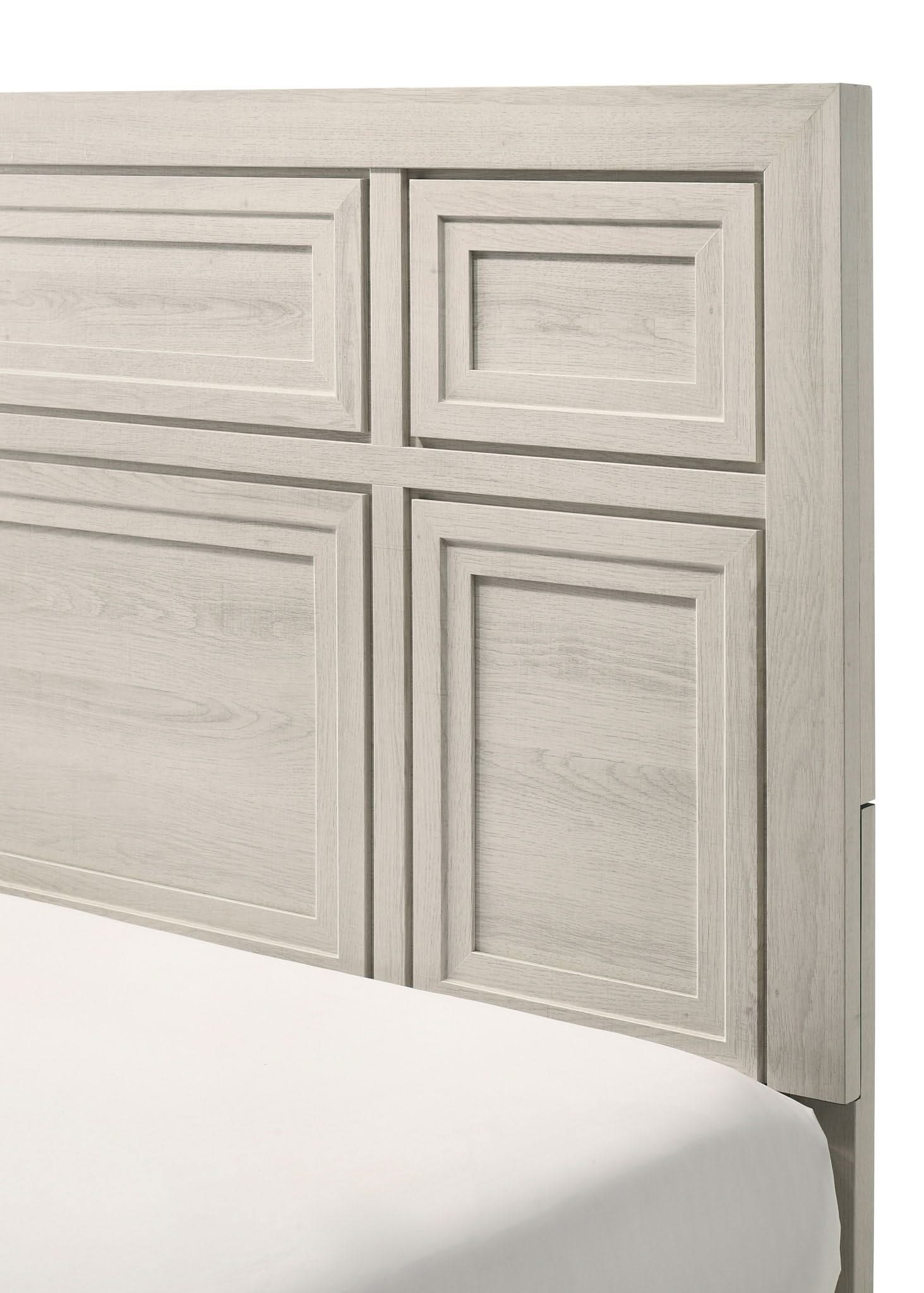 Lorraine - Queen Bed - Antique White