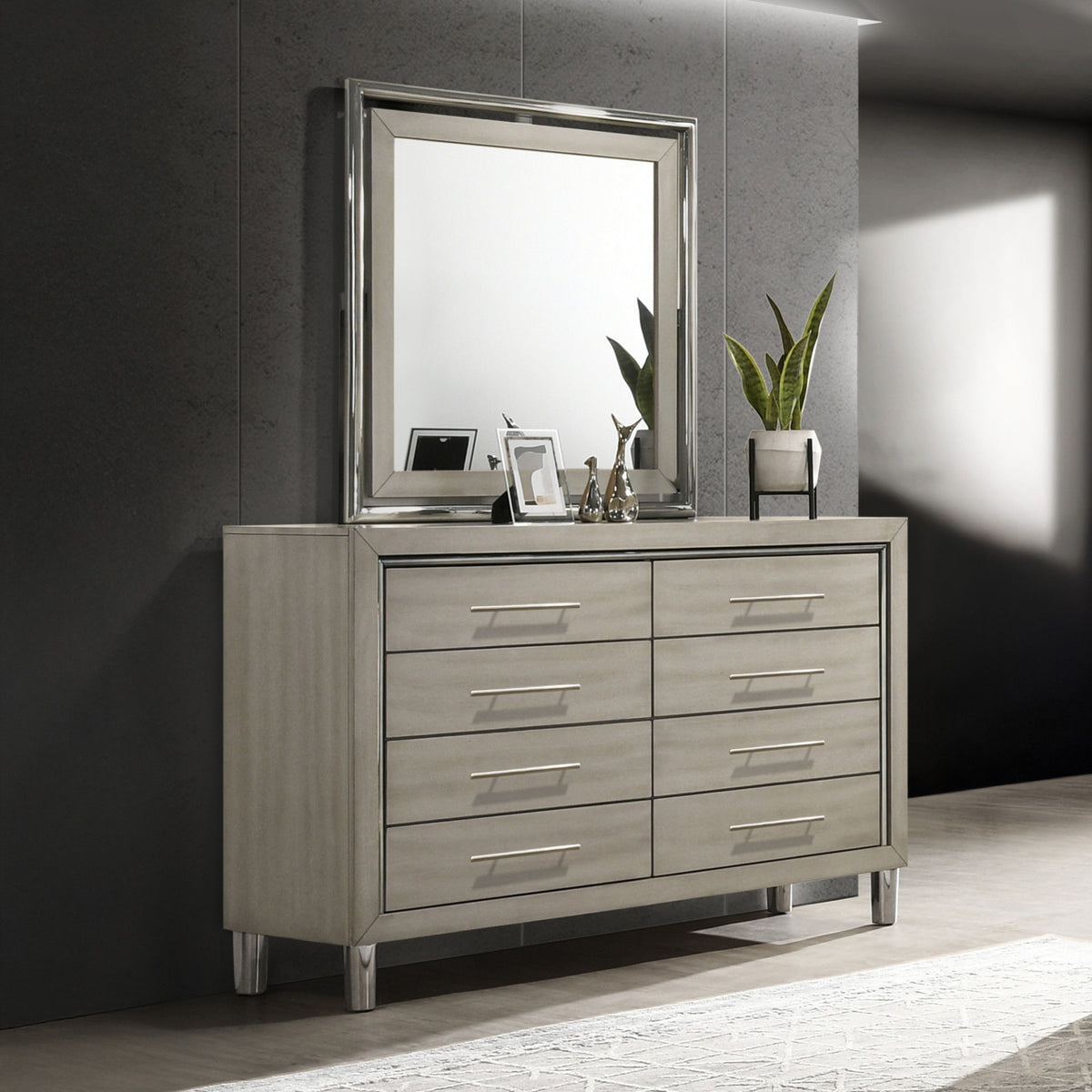 Lennox - Mirror - Gray