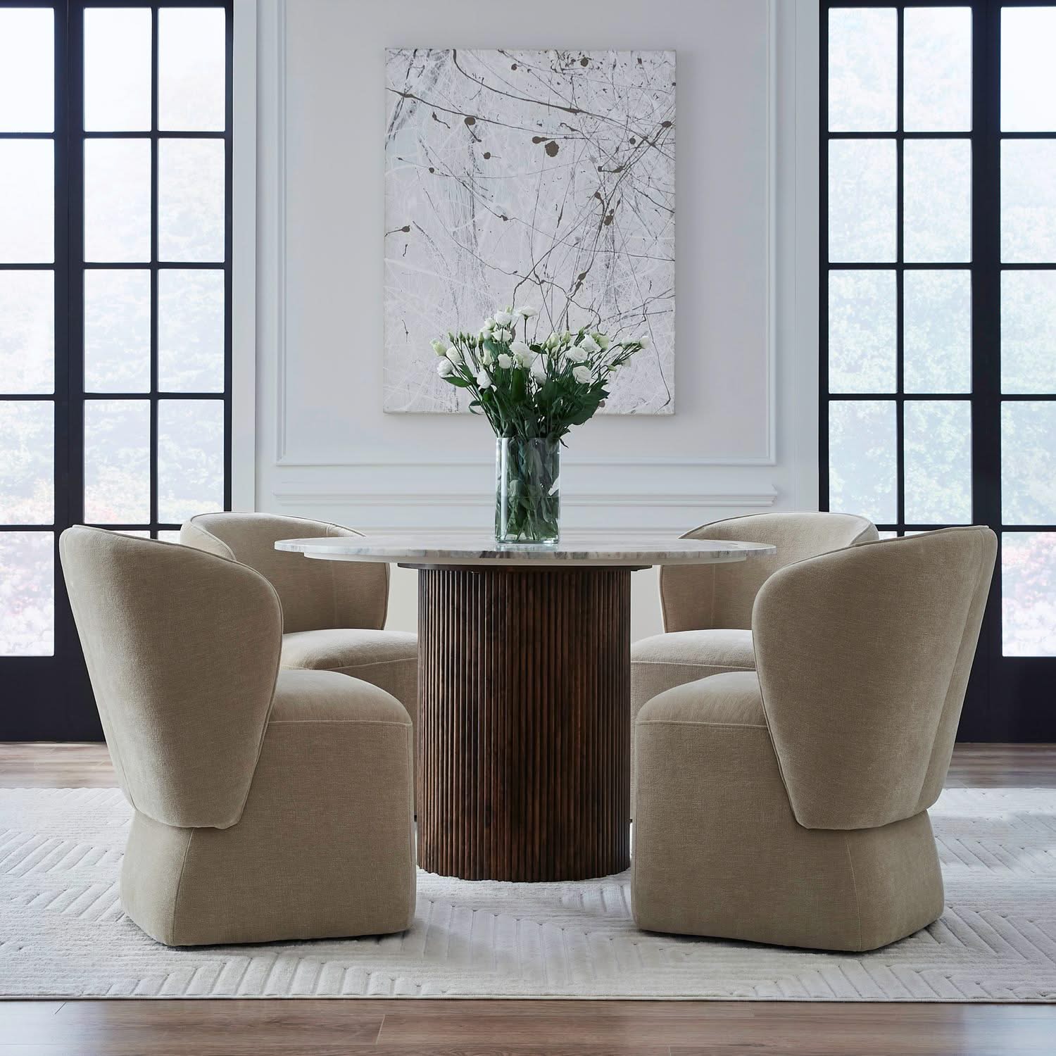 Accent Dining - Dining Chair With Casters