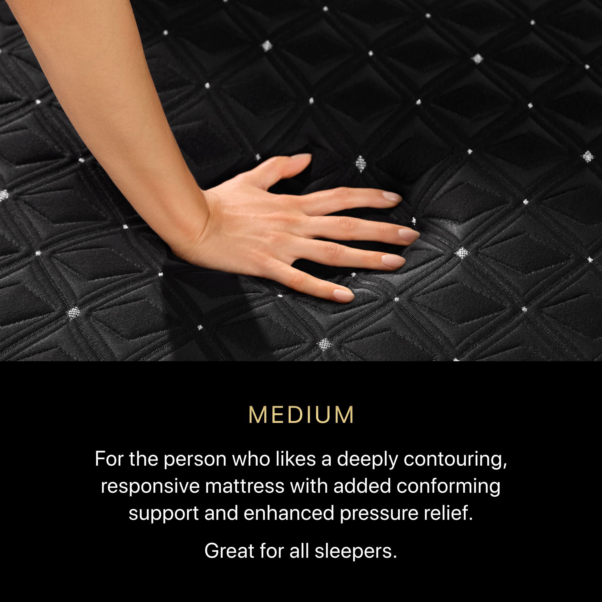Beautyrest Black - 15" Series Three Hybrid Medium Mattress