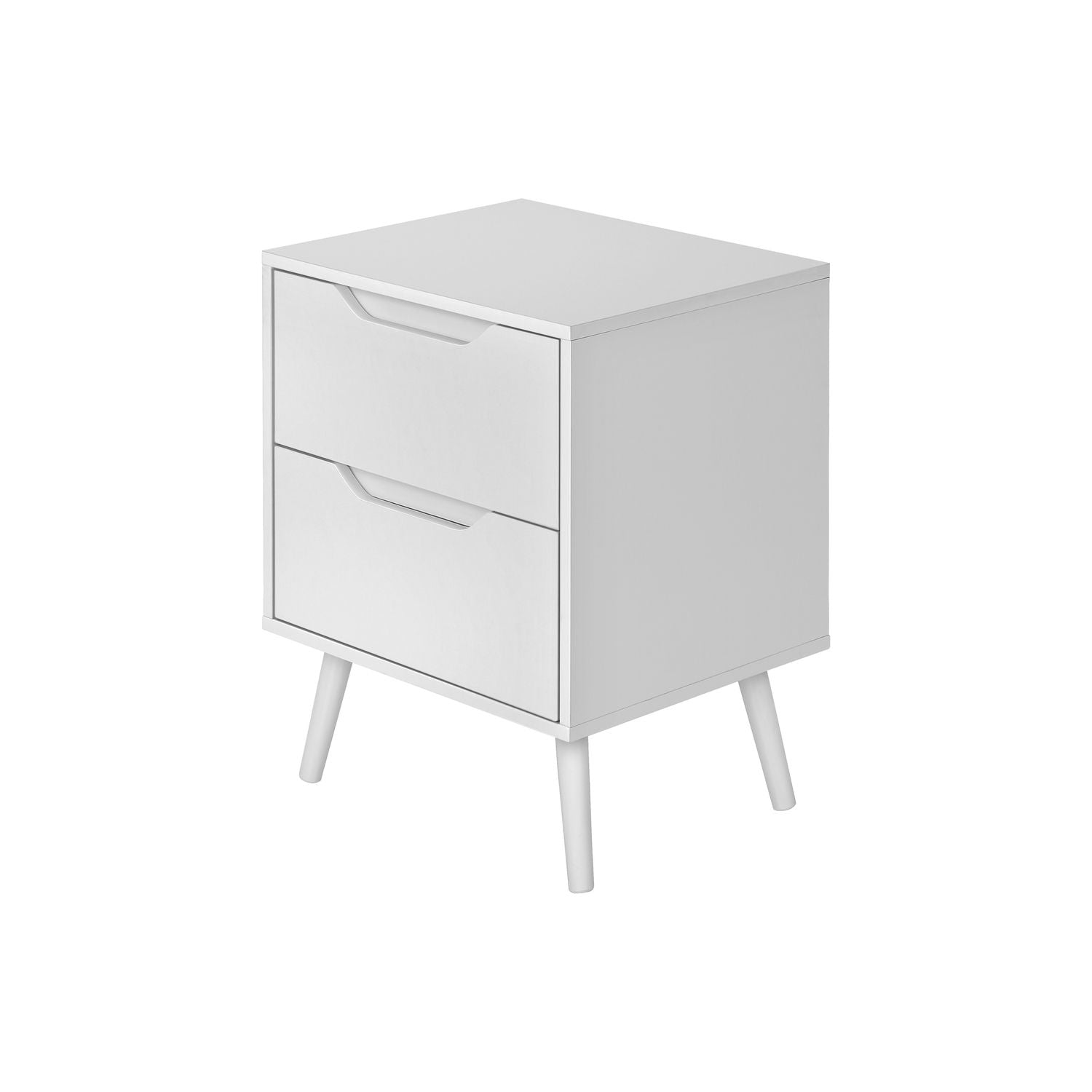 Modern Accent Table With Storage Drawers