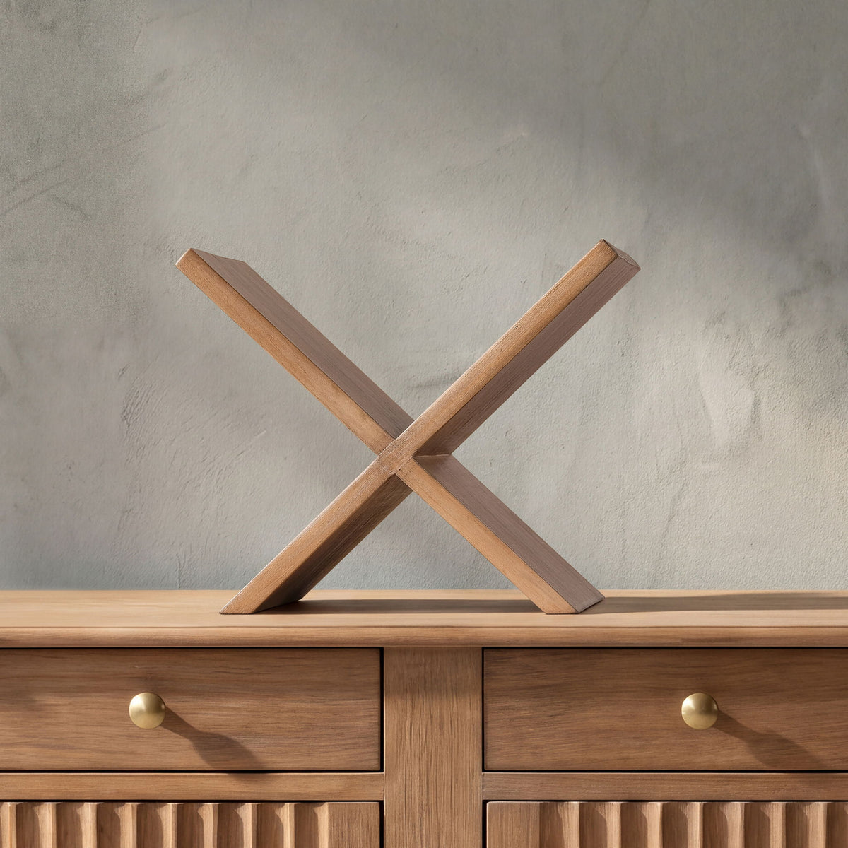 Otto - X Shaped Display Shelf
