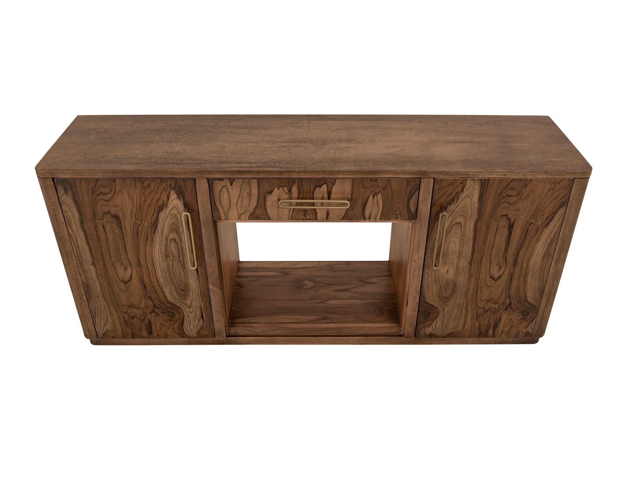 Balam - TV Stand With 1 Drawer & 2 Door - Light Brown