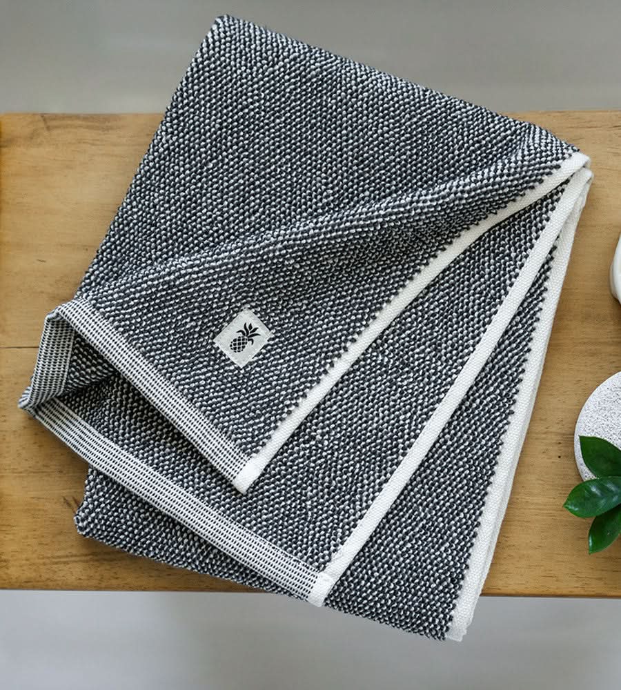 Luxury Bamboo Two-Tone Bath Towel