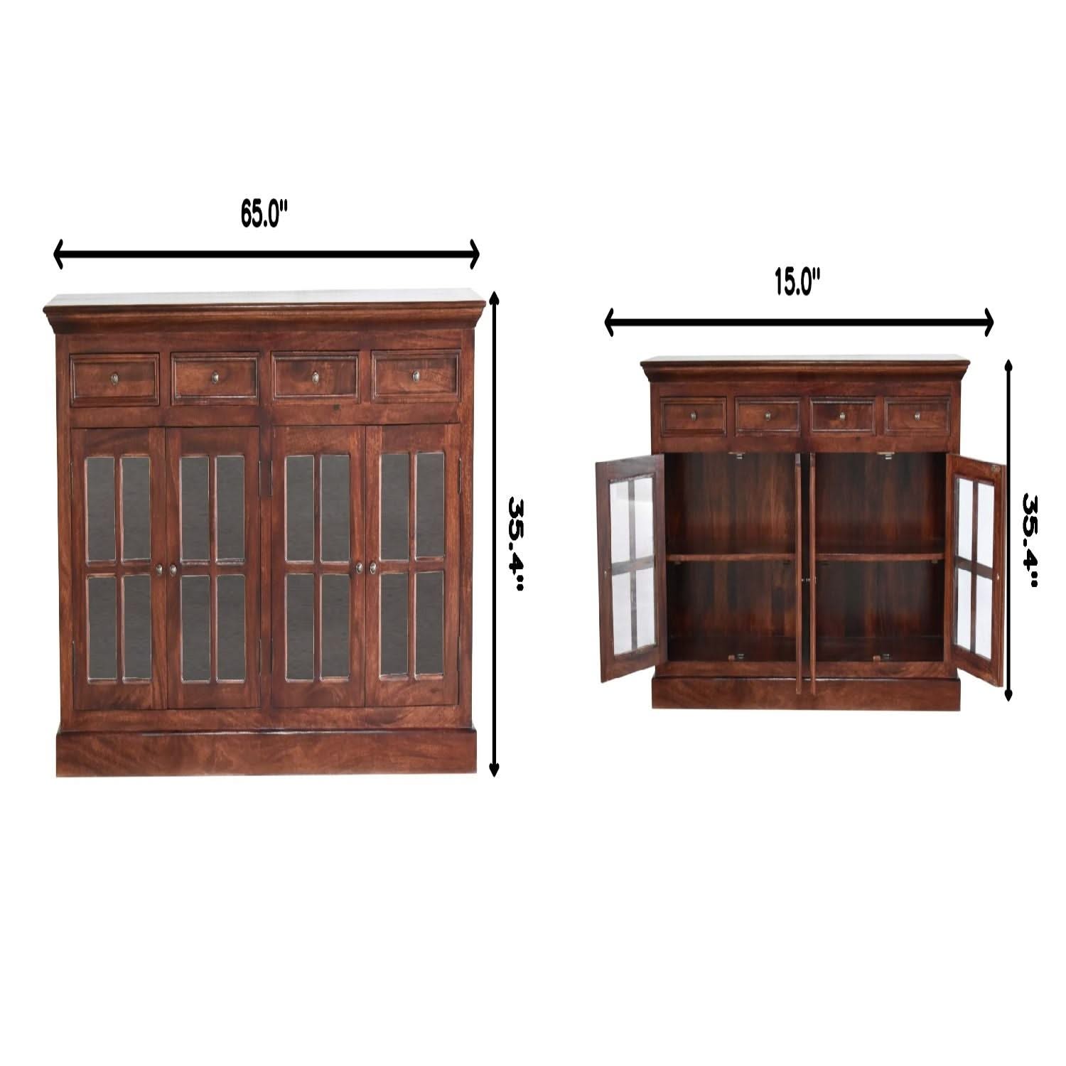 Large Glazed Sideboard