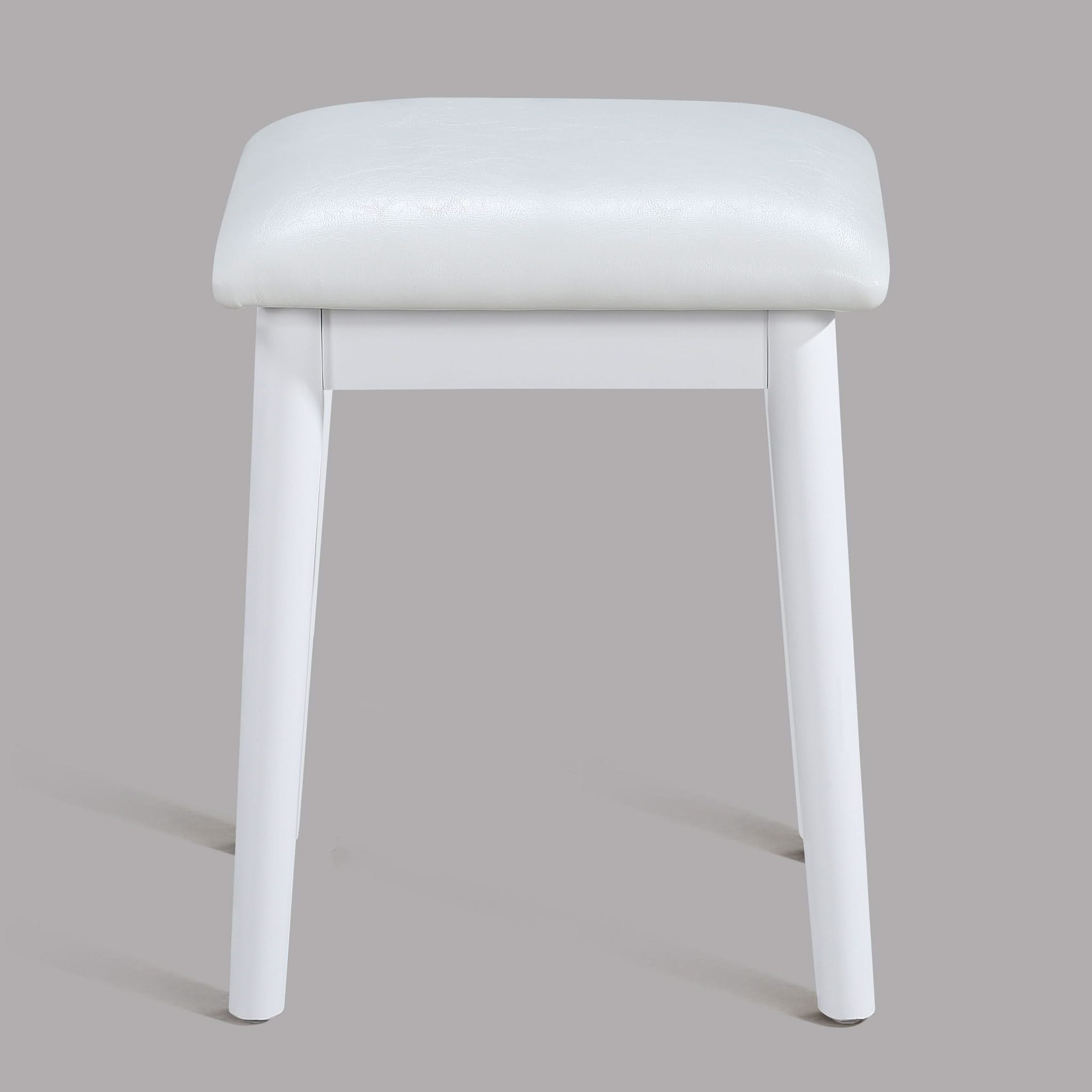 Cecilia - Vanity Table & Stool - White