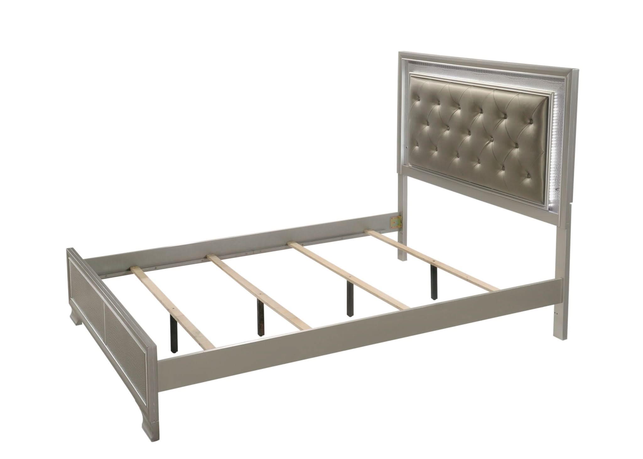 Lyssa - Queen Bed - Champagne