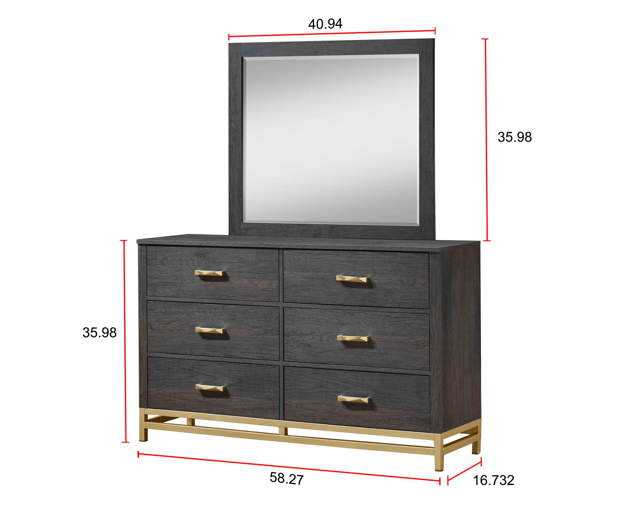Trevor - Dresser - Brown