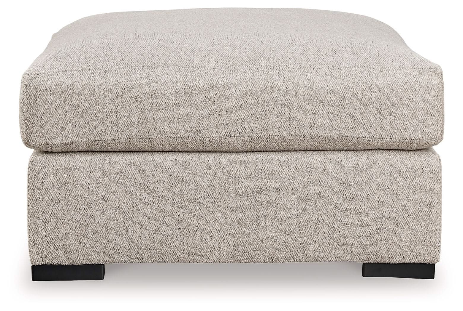Ballyton - Oversized Accent Ottoman - Sand