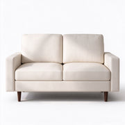 2 Seat Loveseat Sofa, Loose Back Cushion For Living Room