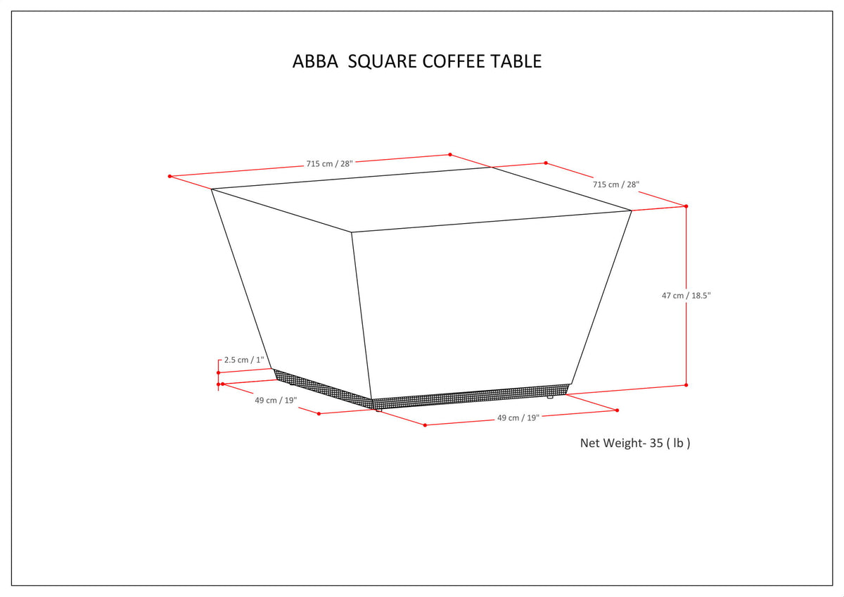 Abba - Handcrafted Coffee Table