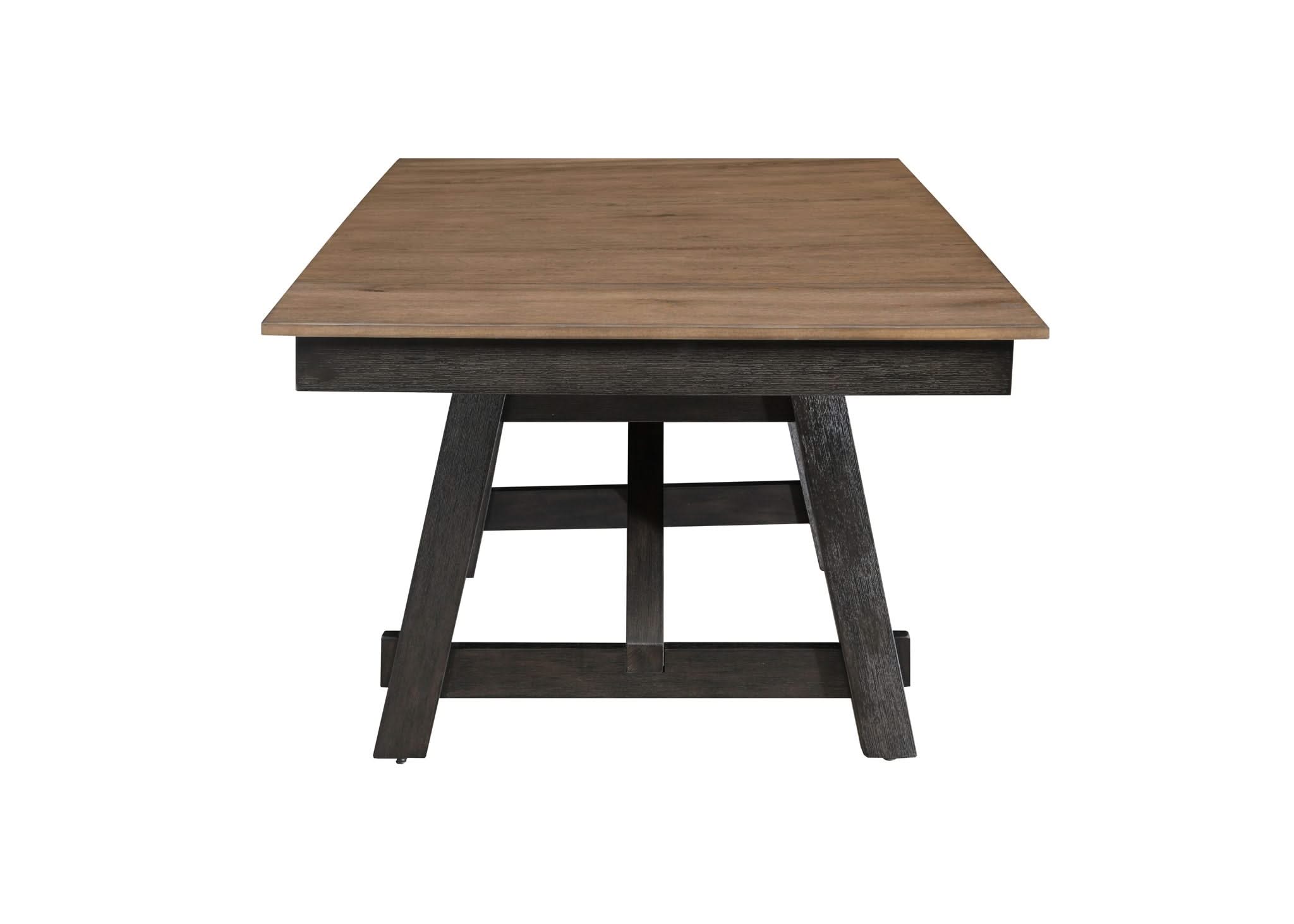 Maribelle - 6 Piece Dining Room Set - Wheat / Charcoal