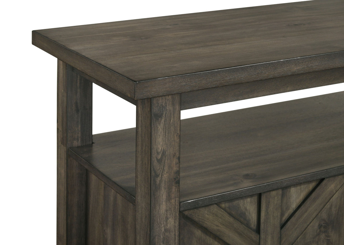 Gulliver - Server - Rustic Brown