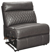Samperstone - Armless Recliner - Gray